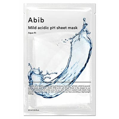 mild acidic pH sheet mask aqua（Abib）